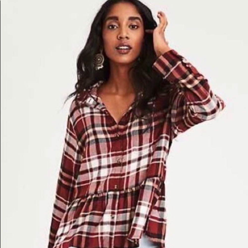 Plaid top